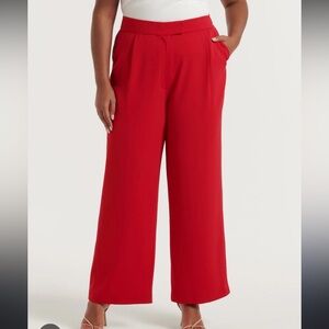 Nylah Curve Wide-Leg Pants NWT
